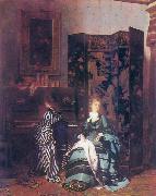 Albert von Keller Chopin oil painting reproduction